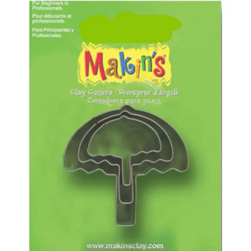 Umbrella-Shaped Cookie Cutters – 3-Pack 1
