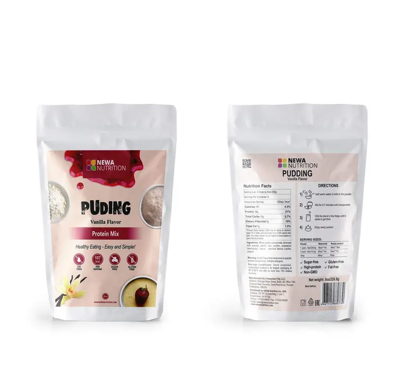 Vanilla Protein Pudding Mix – Low-Sugar Dessert Base 1