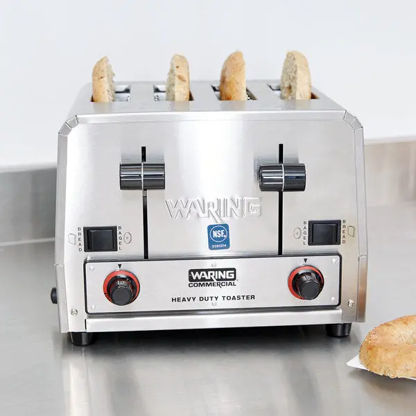 Waring Wct850 Four-Slice Slot Toaster With 1.5" Wide Slots – 208V, Single-Phase 1