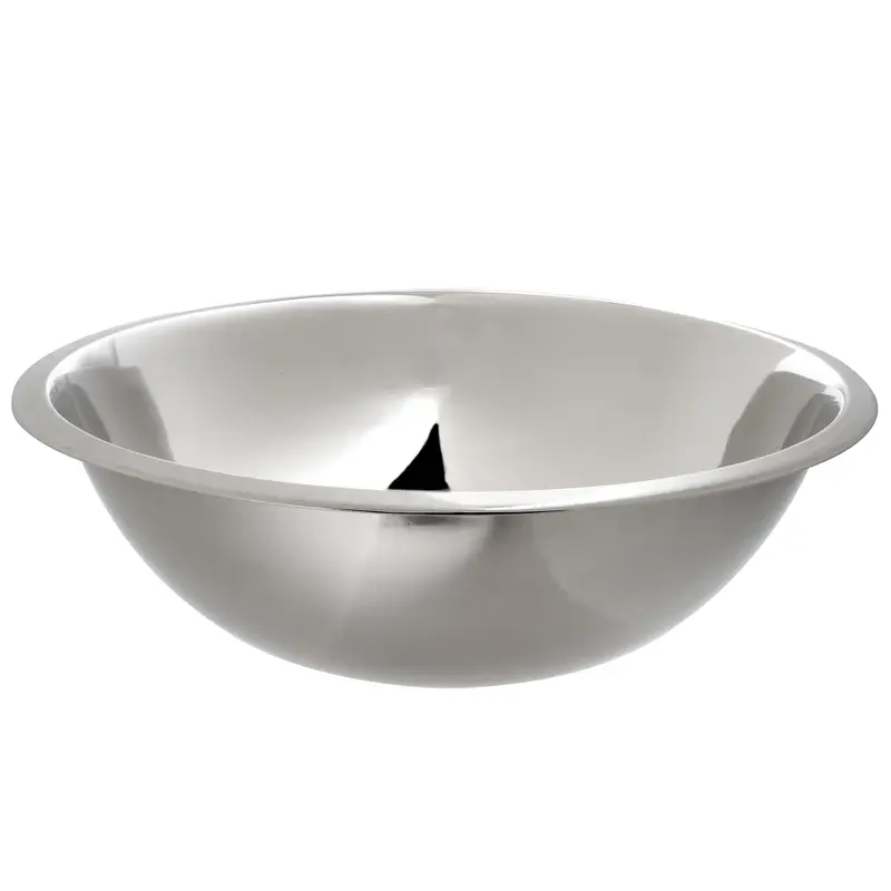 Winco Mxb-800Q Stainless Steel Mixing Bowl – 8 Quart Heavy-Gauge Kitchen Grade 1