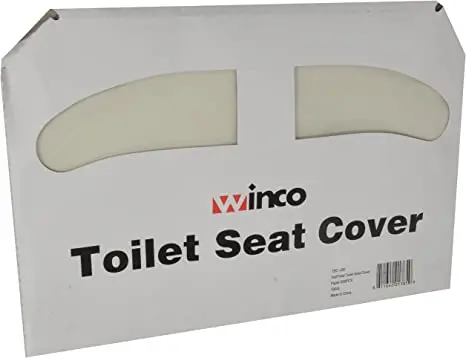 Winco Tsc-250 Disposable Toilet Seat Covers – Sanitary, Case Of 250 1